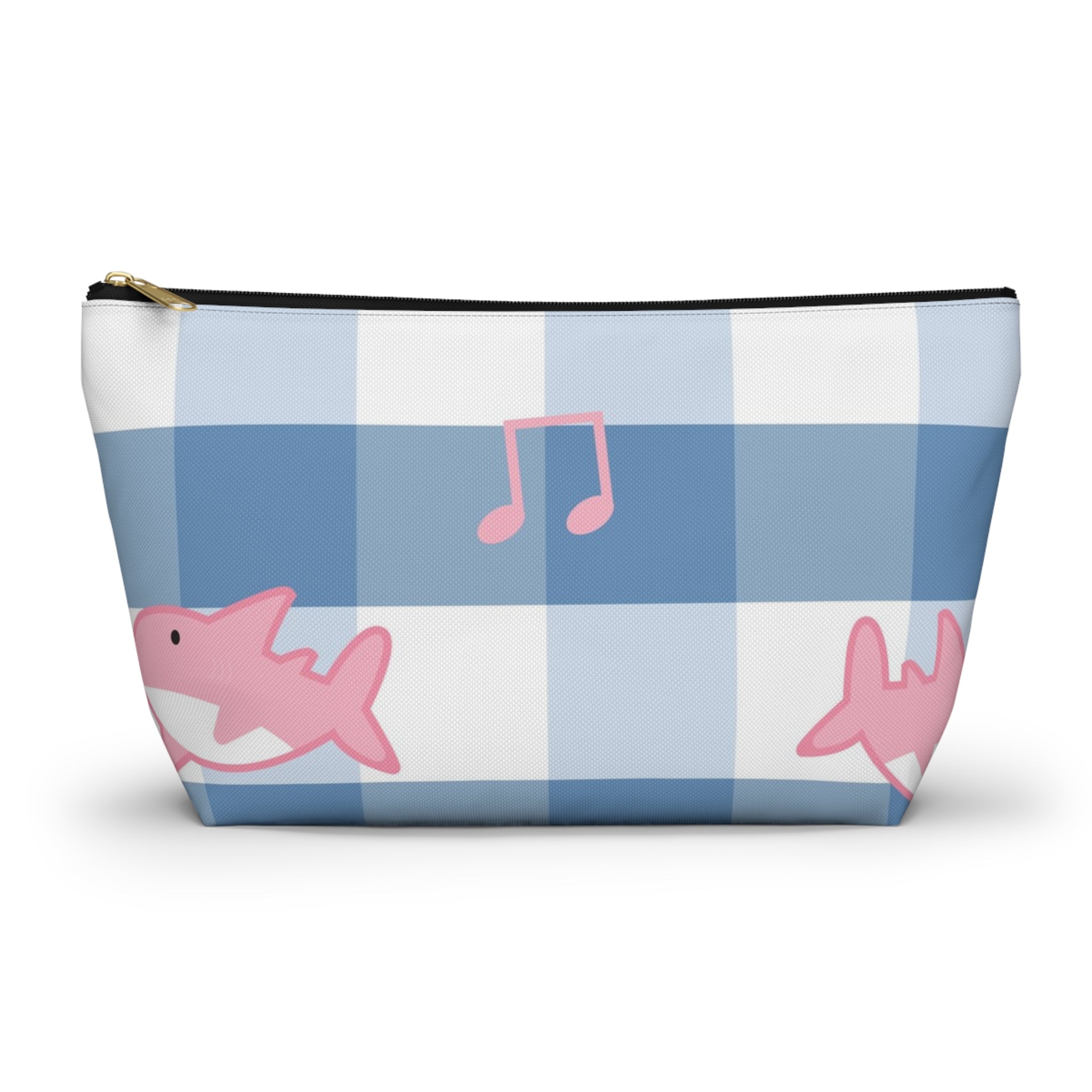 Music Shark Accessory Pouch w T-bottom, Artsulli - Art is Long, Life is Short, Bags, Size, Large, Color, Black zipper, , , 10288510109261479427