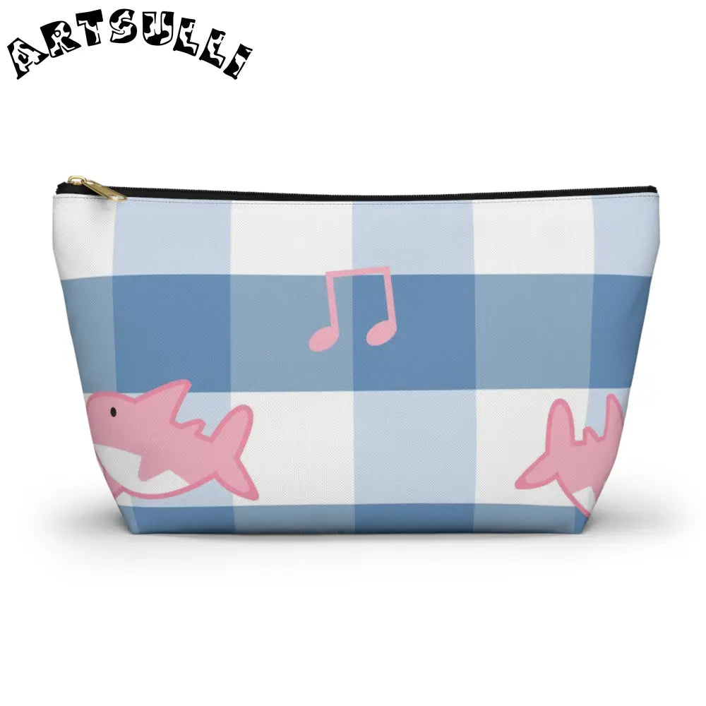 JAKKOUTTHEBXX Checkered Shark Music Notes Bag Artistic Works 2025