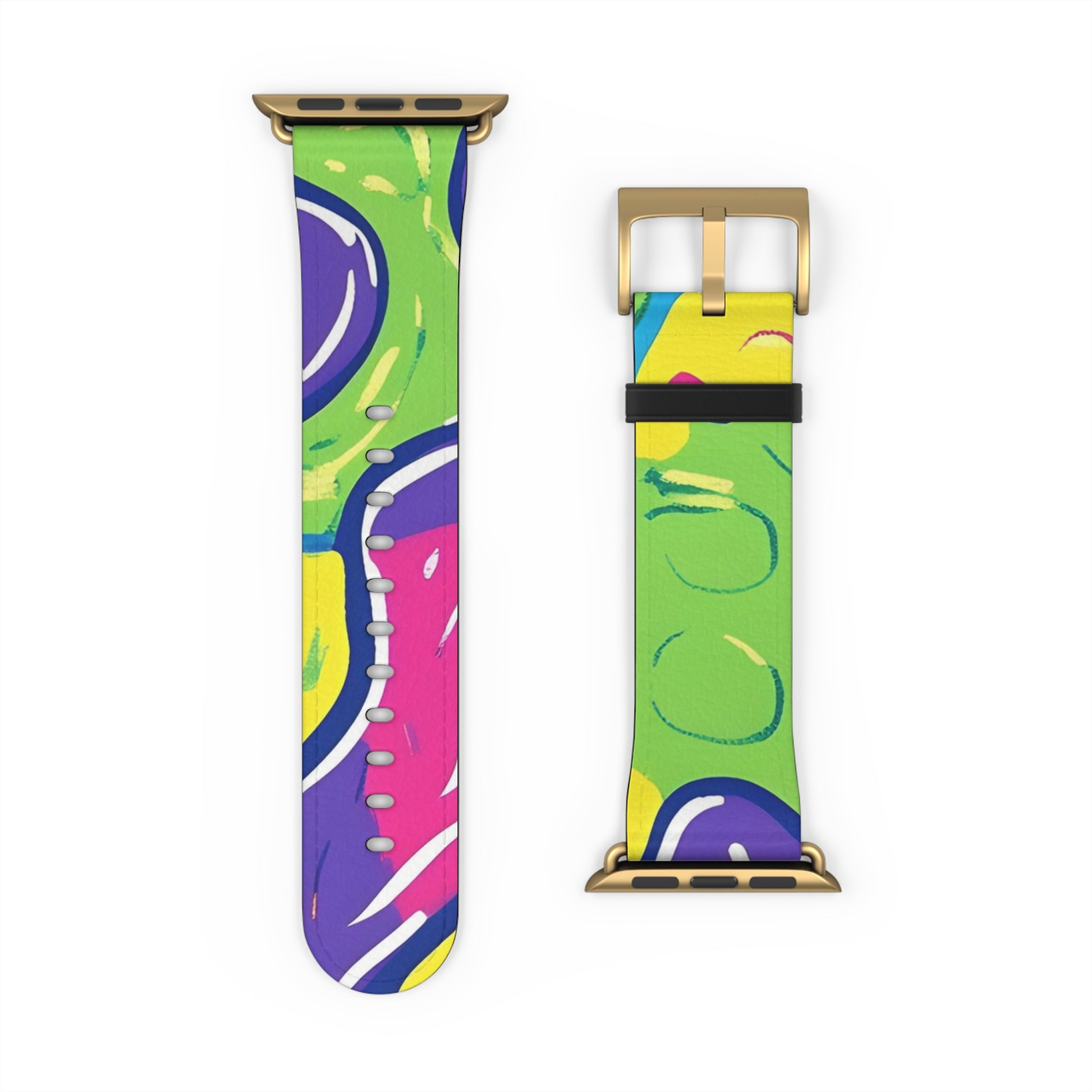 90s Trippy Slime Watch Band, Artsulli - Art is Long, Life is Short, Accessories, , , , , , , 