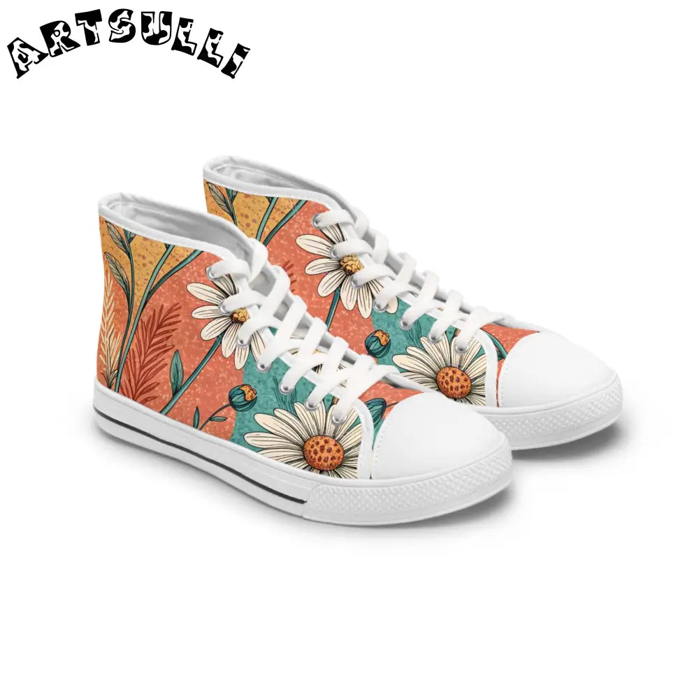JAKKOUTTHEBXX Retro Daisy Dream Women’s High Top Sneakers