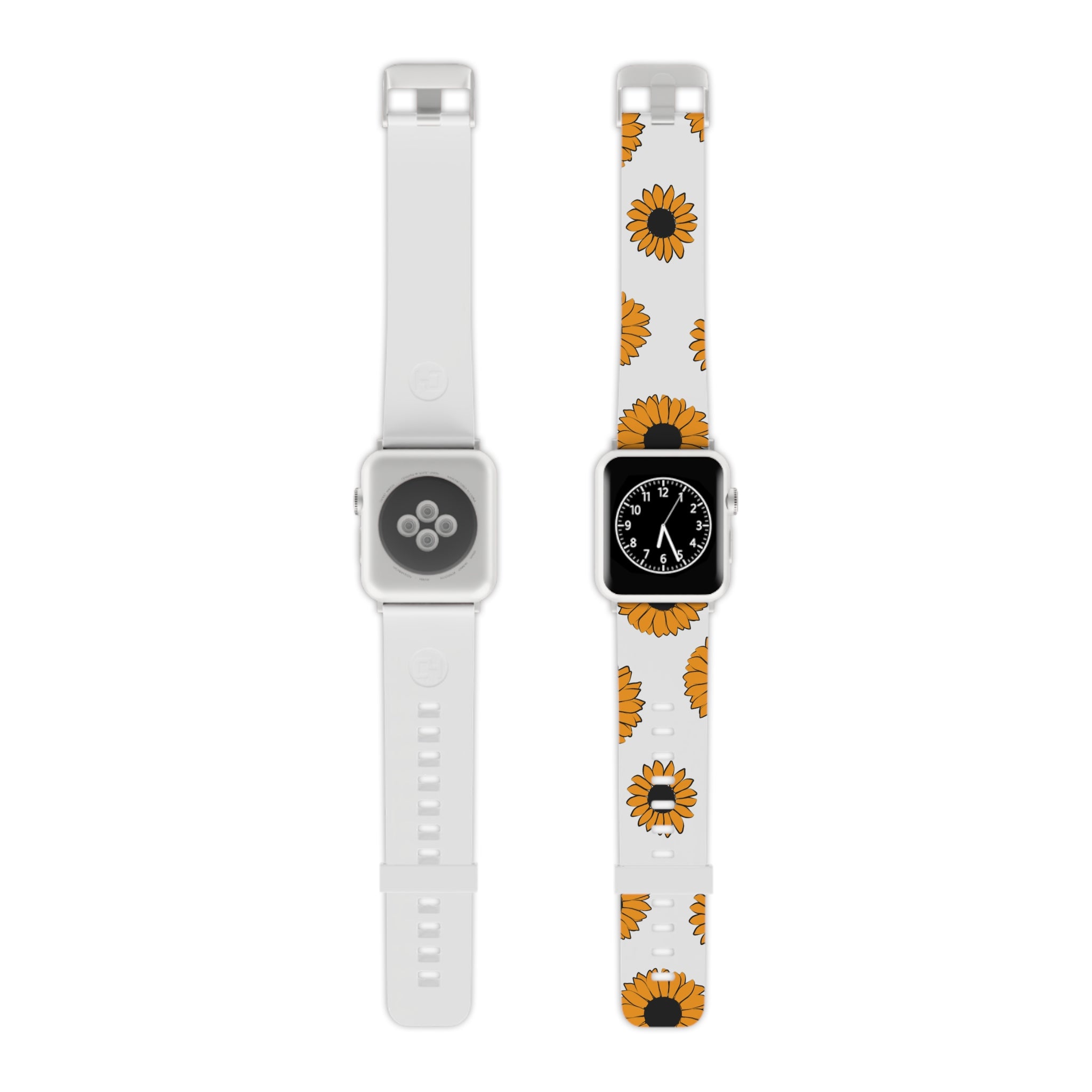 Sunflowers Watch Band for Apple Watch, Artsulli - Art is Long, Life is Short, Accessories, Size, 7.5'' × 0.75'' / 38 - 40 mm, Color, Silver, , , 12112890049572