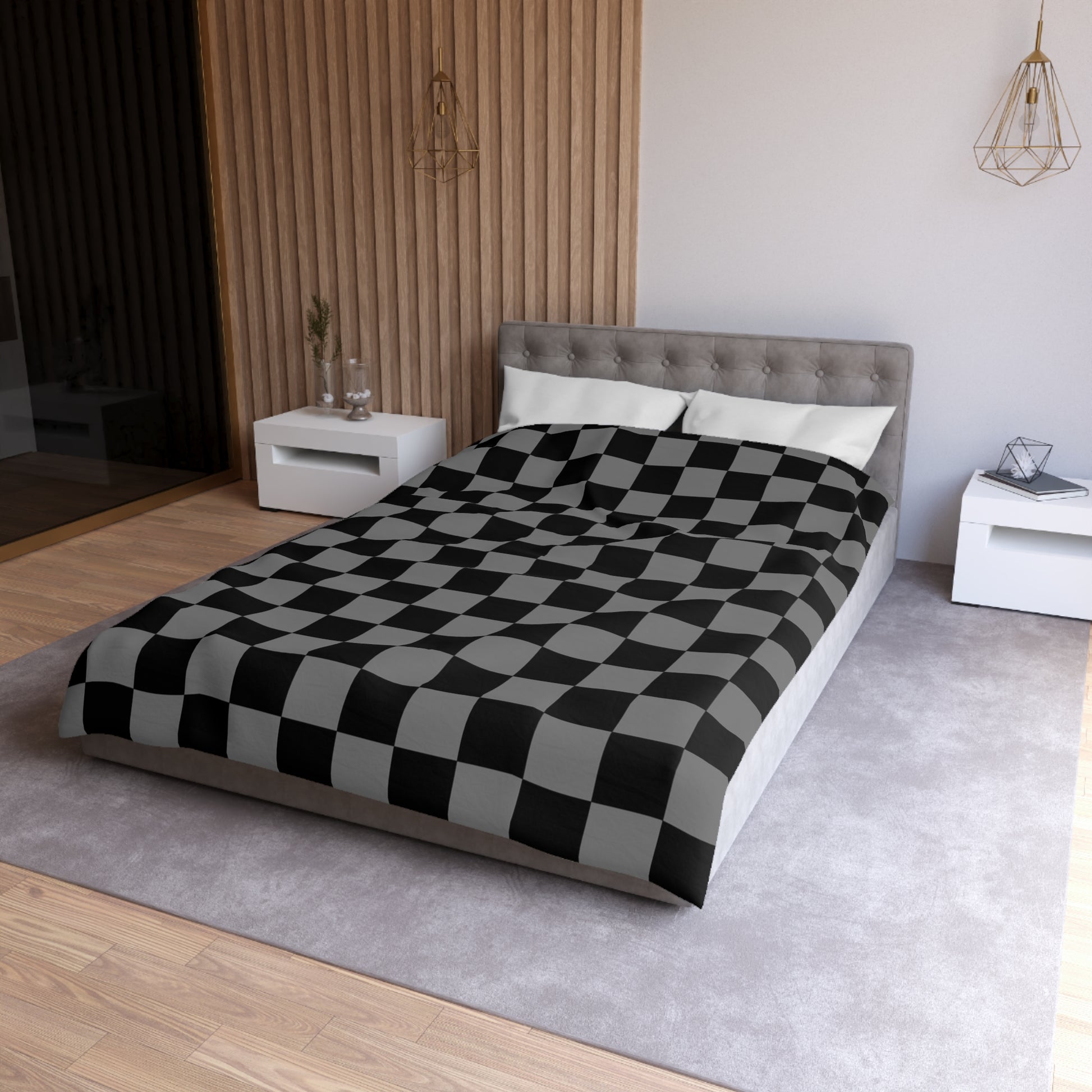 8K Void Surfer Microfiber Duvet Cover, Artsulli - Art is Long, Life is Short, Home Decor, , , , , , , 