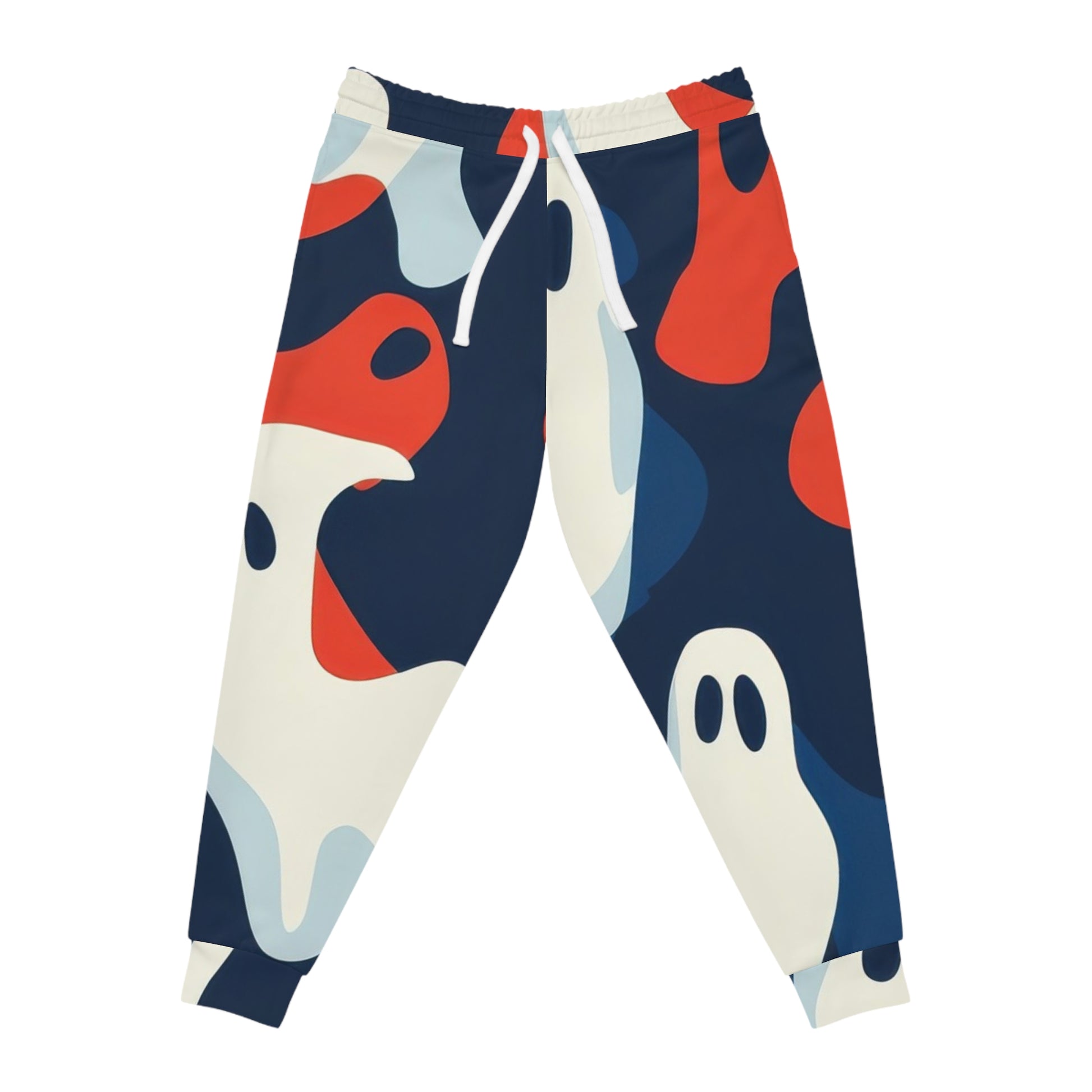 Camo Ghosts Athletic Joggers (AOP), Artsulli - Art is Long, Life is Short, All Over Prints, Size, S, Color, Seam thread color automatically matched to design, , , 13682352570430