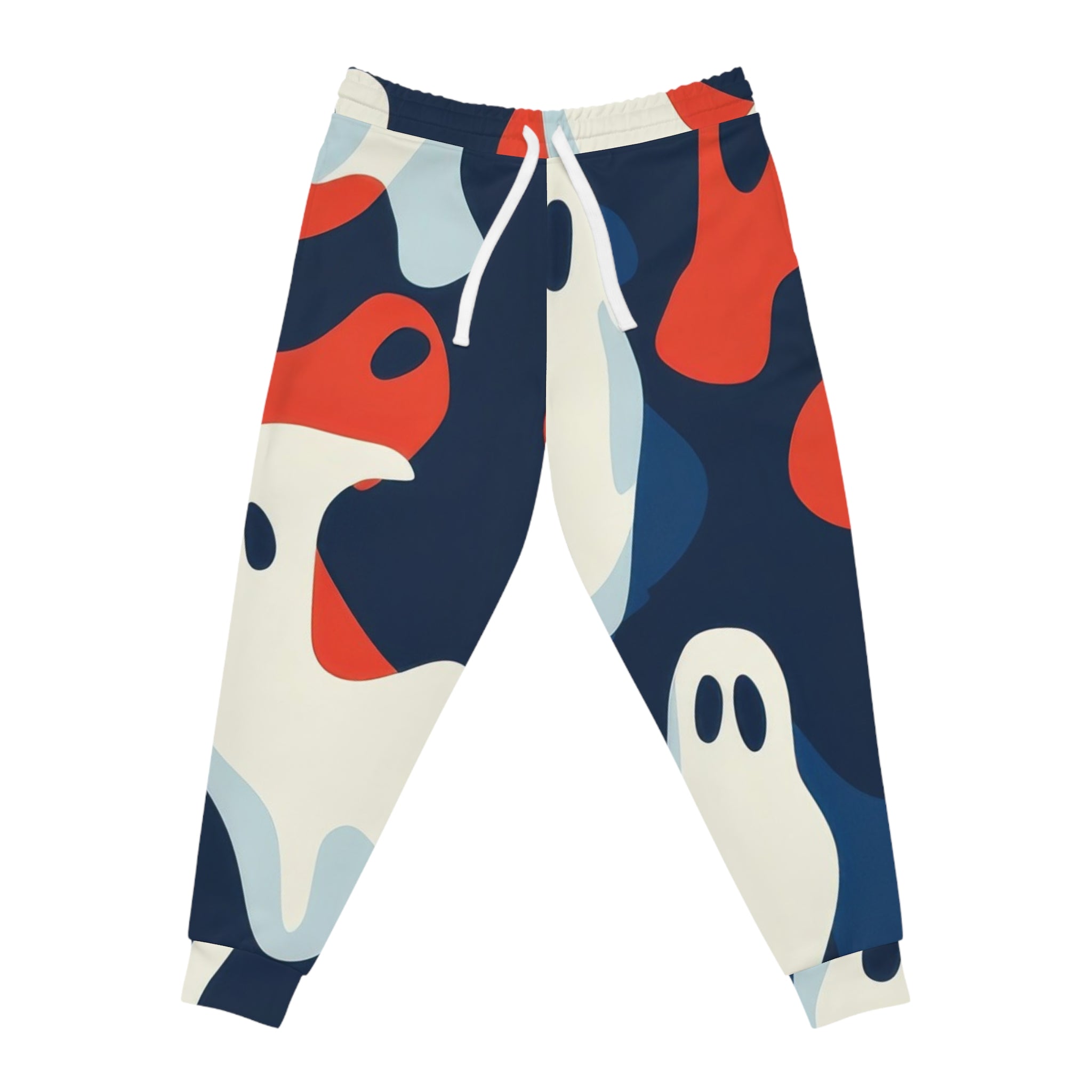 Camo Ghosts Athletic Joggers (AOP), Artsulli - Art is Long, Life is Short, All Over Prints, Size, S, Color, Seam thread color automatically matched to design, , , 13682352570430