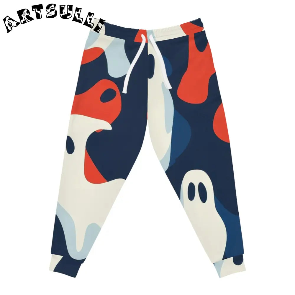 JAKKOUTTHEBXX Camo Ghosts Athletic Joggers (AOP) JAKKOUTTHEBXX