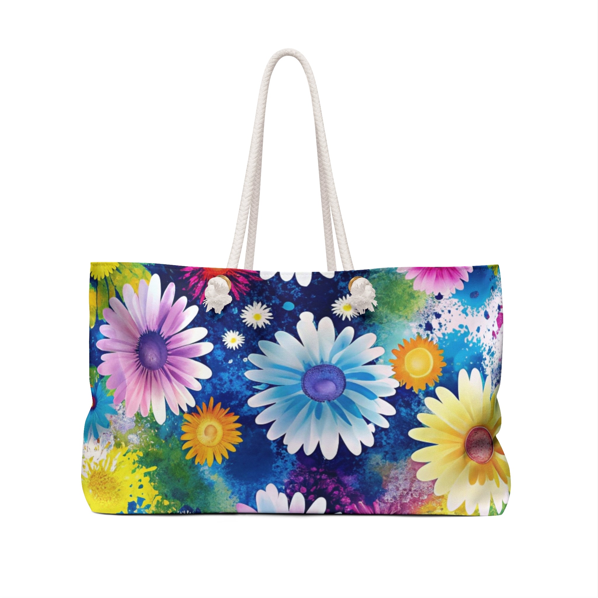 Magical Flower Explosion Multi-Color Weekender Bag, Artsulli - Art is Long, Life is Short, Bags, , , , , , , 
