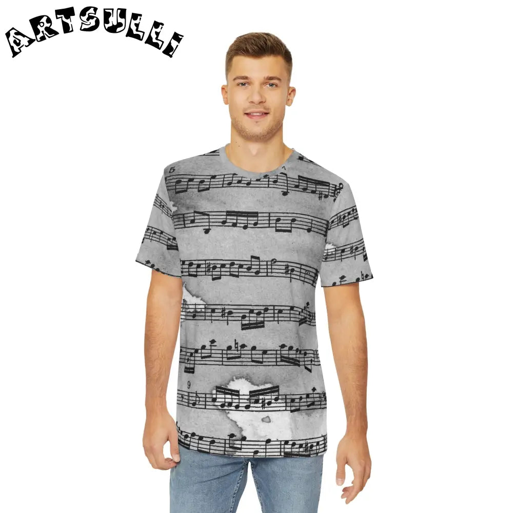 JAKKOUTTHEBXX Sheet Music All Over Print T-Shirt 2025