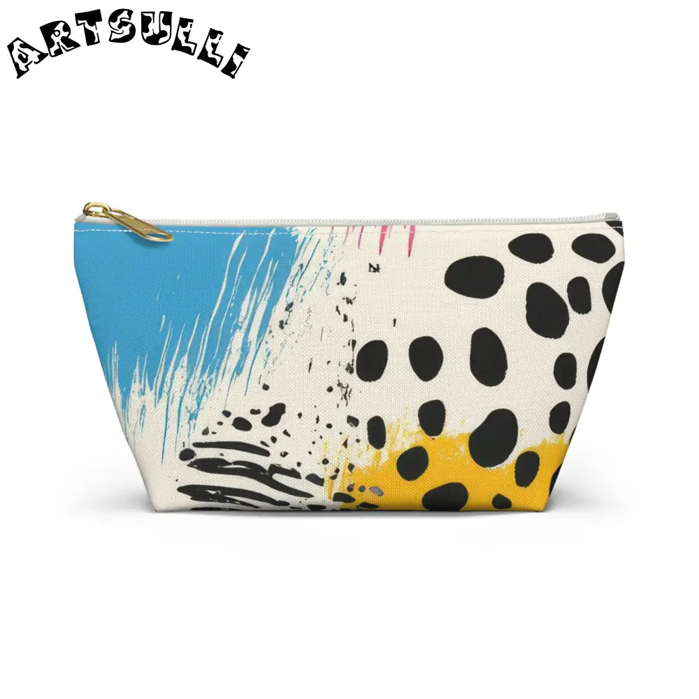JAKKOUTTHEBXX Rae Zebra Rhapsody Accessory Pouch w T-bottom