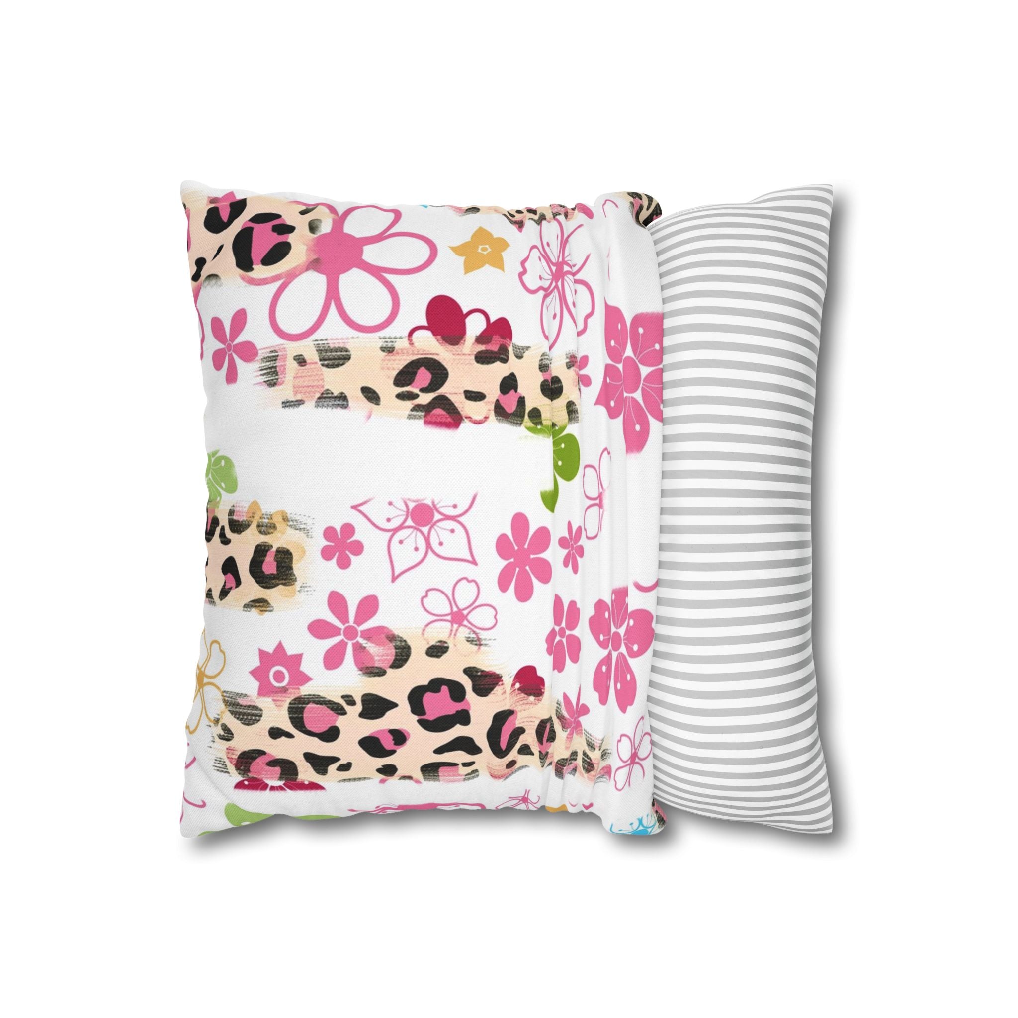 Spun Polyester Square Pillowcase