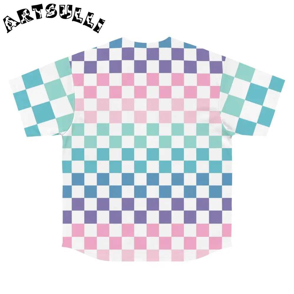 JAKKOUTTHEBXX Vaporwave Rainbow Checkerboard Multi-Color Men’s