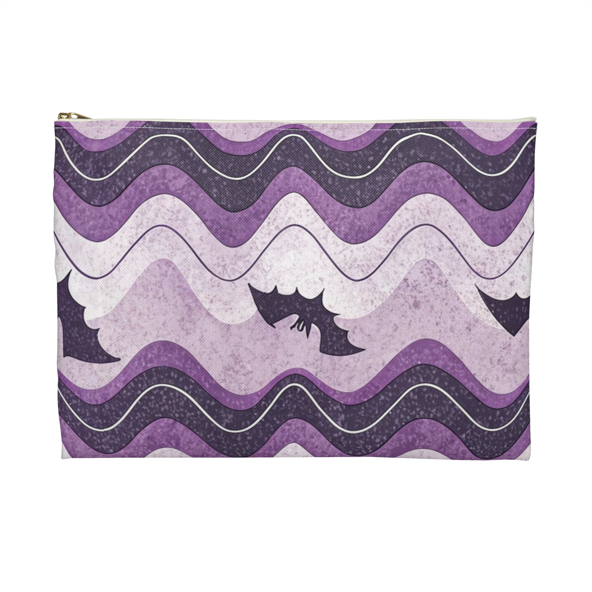 Bat Wave Accessory Pouch, Artsulli - Art is Long, Life is Short, Bags, , , , , , , 