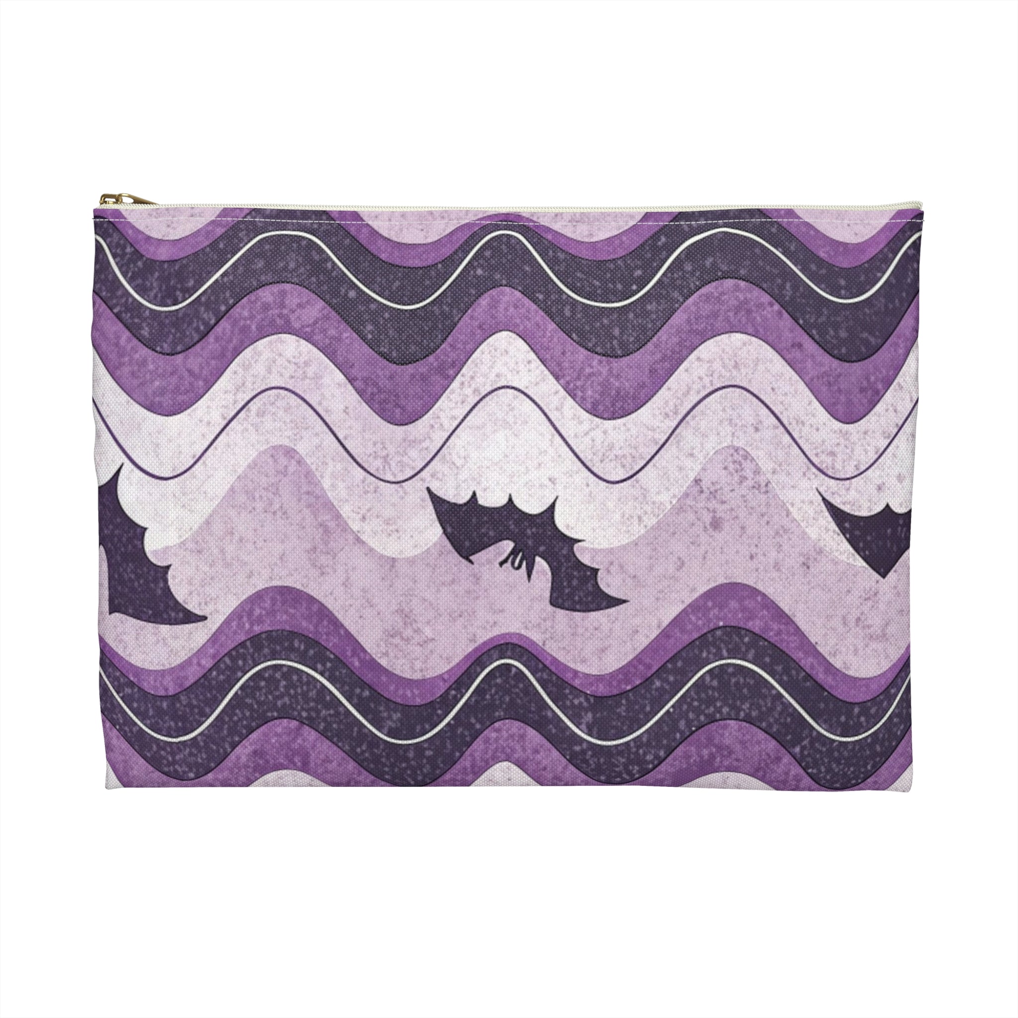 Bat Wave Accessory Pouch, Artsulli - Art is Long, Life is Short, Bags, , , , , , , 