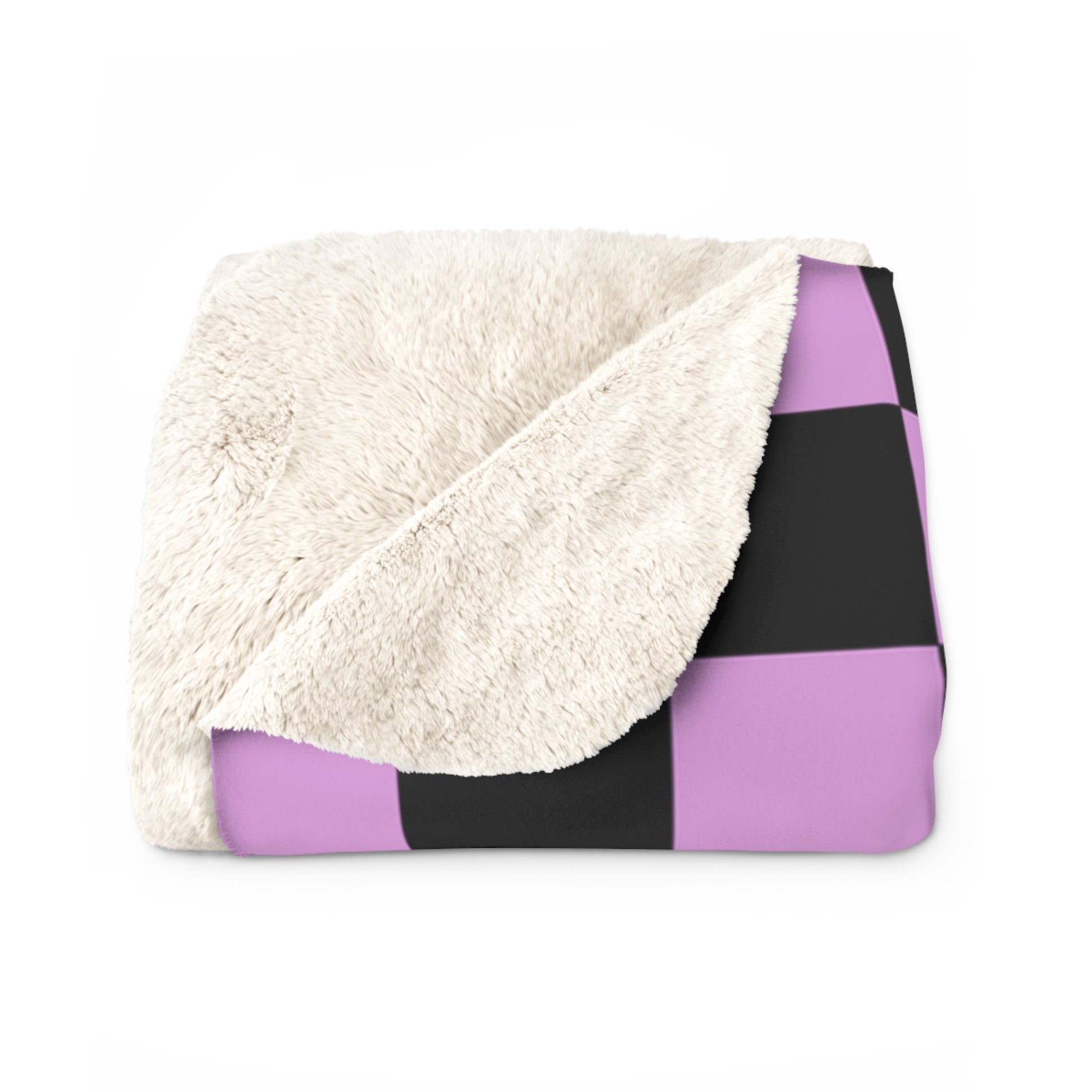 Pixel Punk Vision Sherpa Fleece Blanket, Artsulli - Art is Long, Life is Short, Home Decor, , , , , , , 
