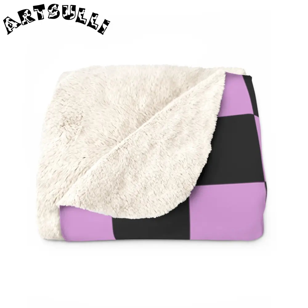 JAKKOUTTHEBXX Pixel Punk Vision Sherpa Fleece Blanket JAKKOUTTHEBXX