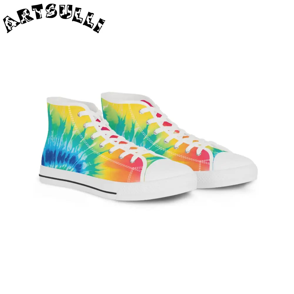 JAKKOUTTHEBXX Tie-Dye High-Top Canvas Sneakers 2025