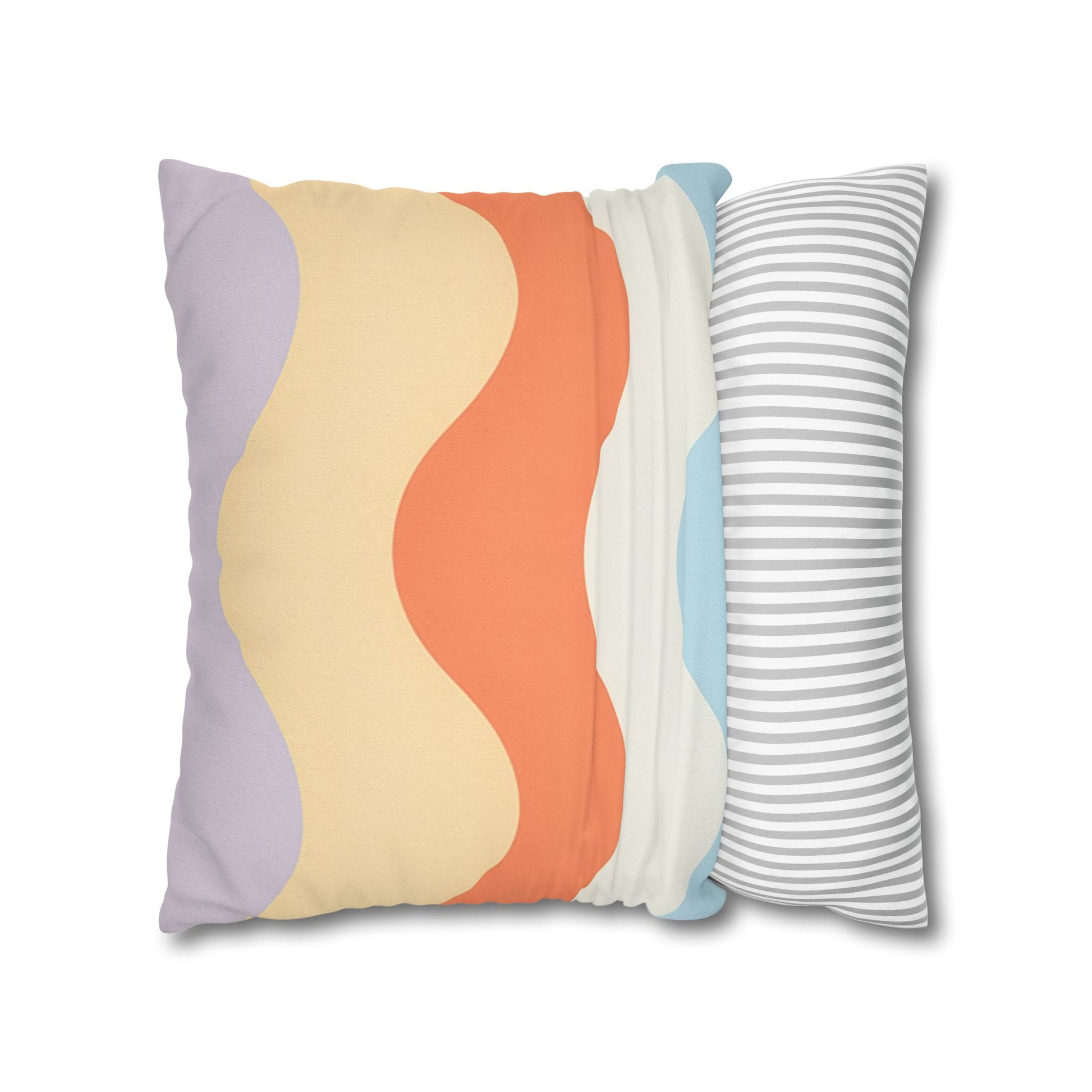 Spun Polyester Square Pillowcase, Artsulli - Art is Long, Life is Short, Home Decor, , , , , , , 