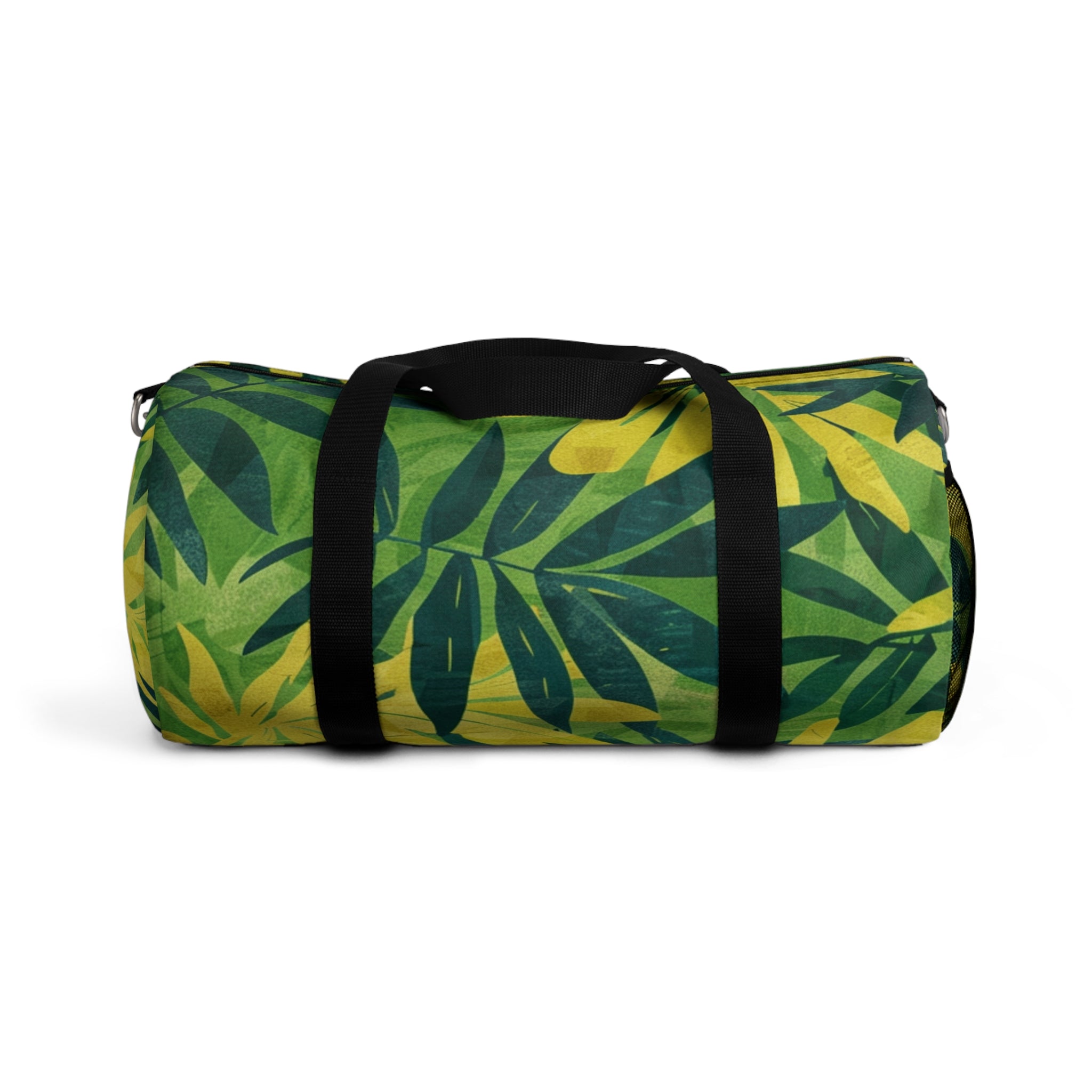 Green Leaf x Yellow Leaf x Tropical x Jungle Duffel Bag, Artsulli - Art is Long, Life is Short, Bags, Size, Small, , , , , 27024468082827655645