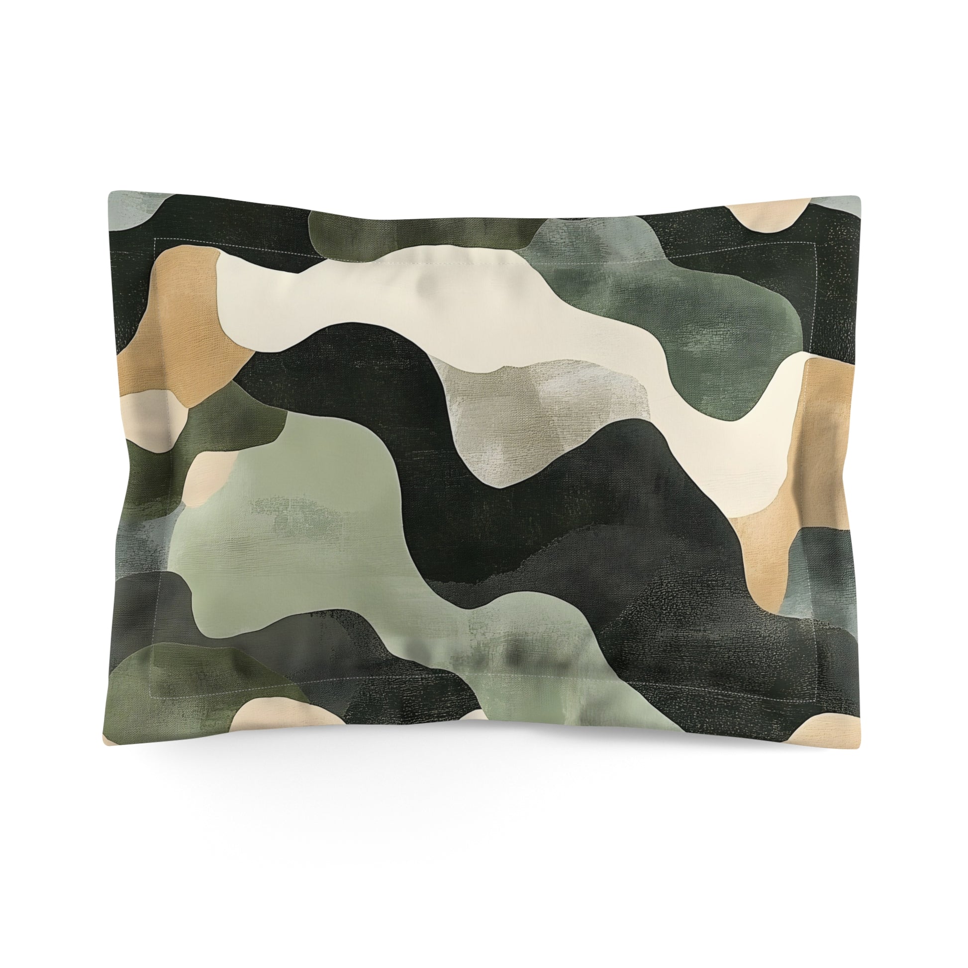 Camo Art Microfiber Pillow Sham, Artsulli - Art is Long, Life is Short, Home Decor, Size, Standard, , , , , 13492267275185