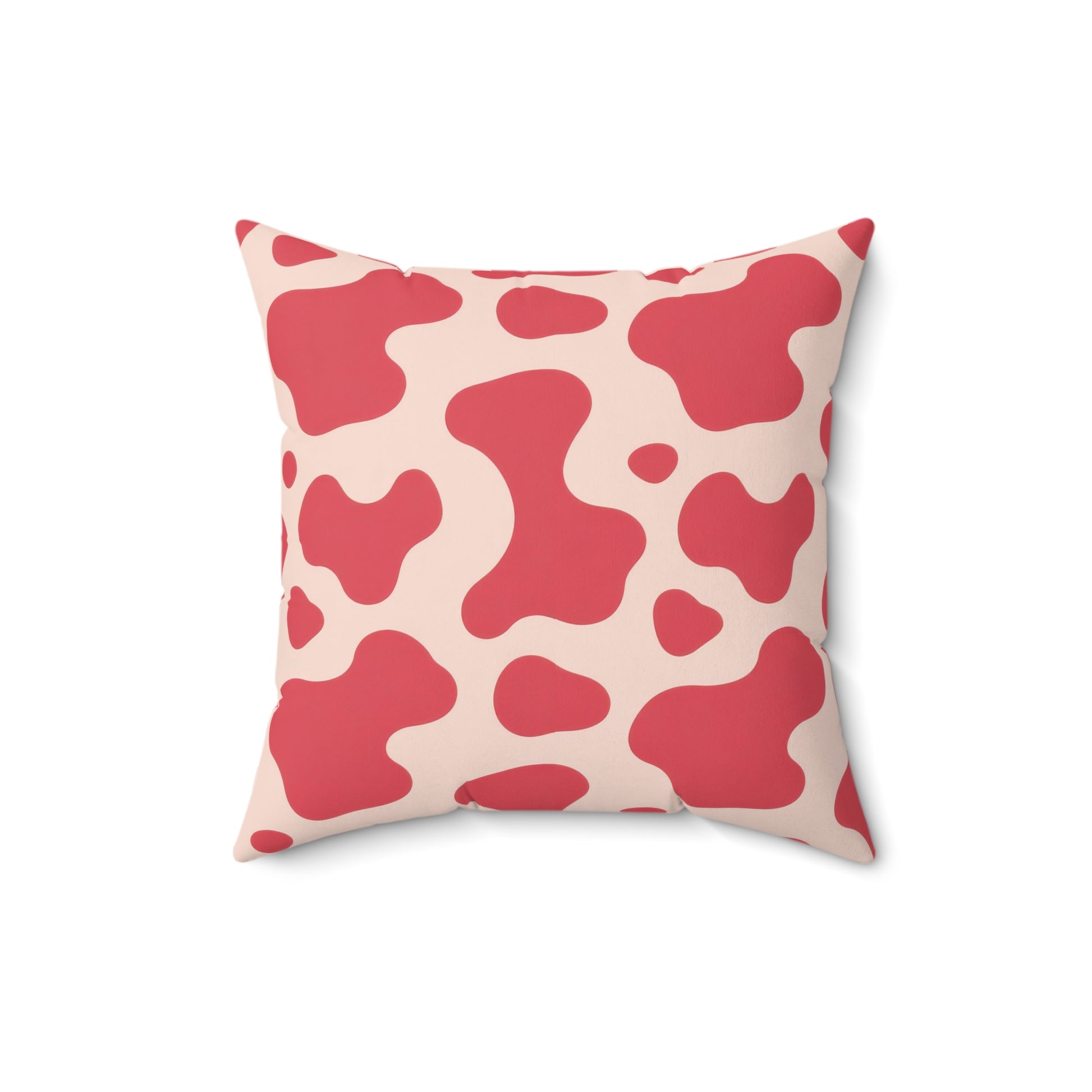 Copy of Red Jungle Cow Spun Polyester Square Pillow, Artsulli - Art is Long, Life is Short, Home Decor, Size, 16" × 16", , , , , 14632673777854398547
