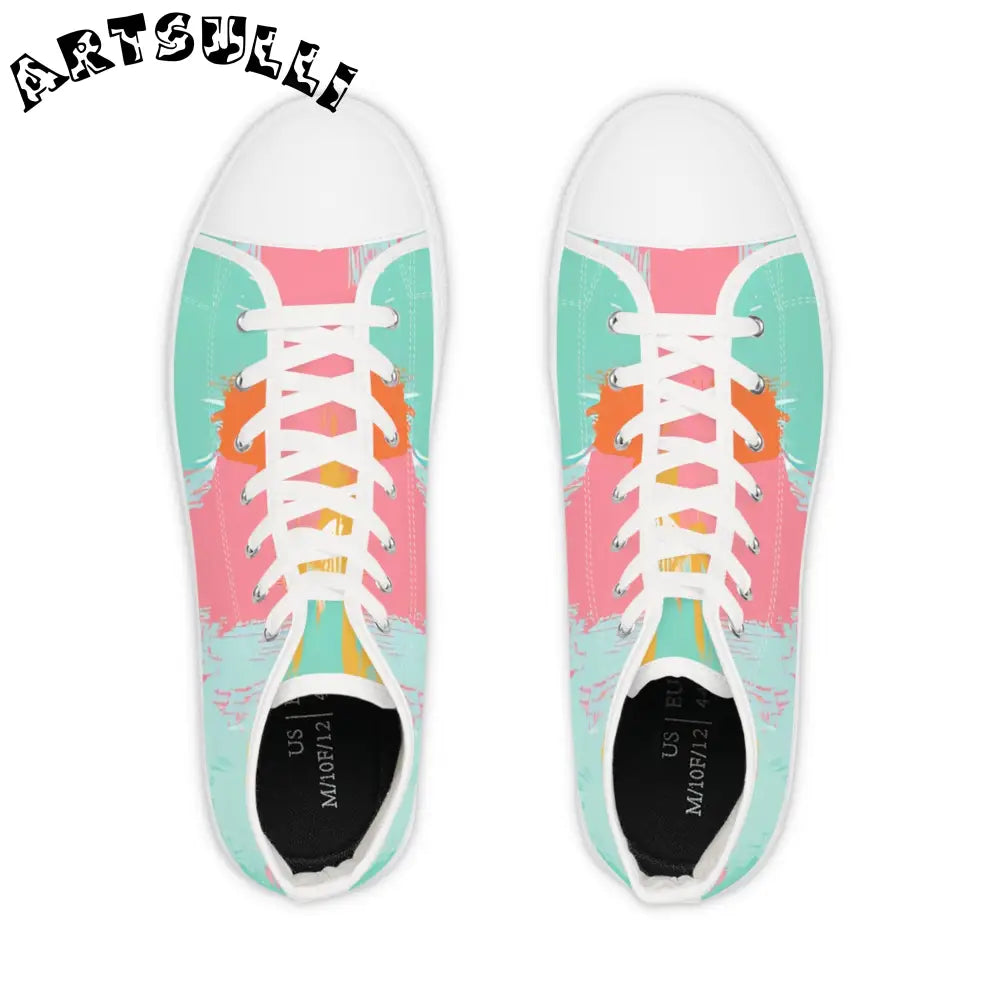 JAKKOUTTHEBXX Preppy Pixel Bloom II Men’s High Top Sneakers