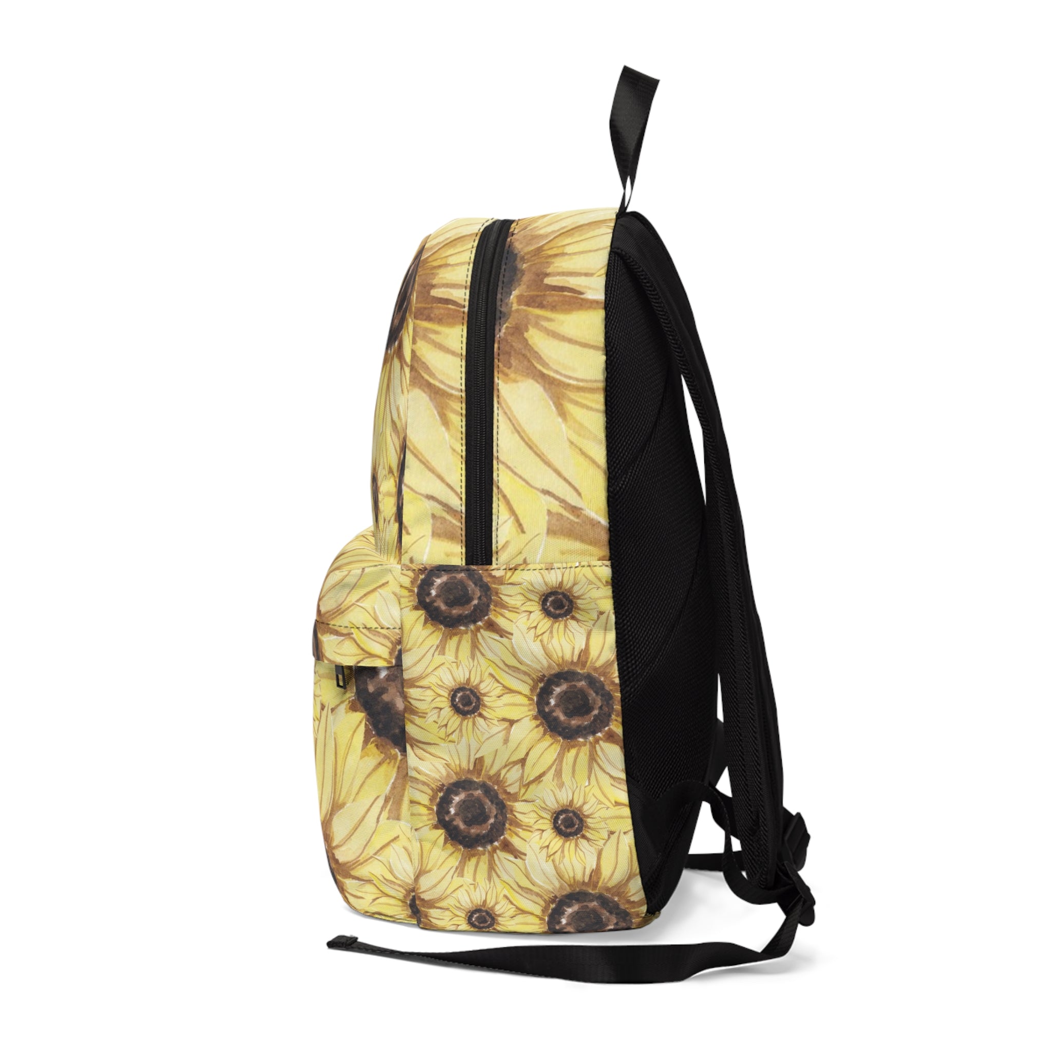 Retro Anime Sunflower Unisex Classic Backpack, Artsulli - Art is Long, Life is Short, Bags, , , , , , , 
