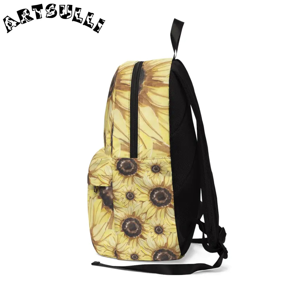 JAKKOUTTHEBXX Retro Anime Sunflower Unisex Classic Backpack