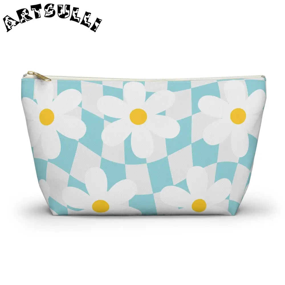 JAKKOUTTHEBXX Trippy Check Garden II Accessory Pouch w T-bottom