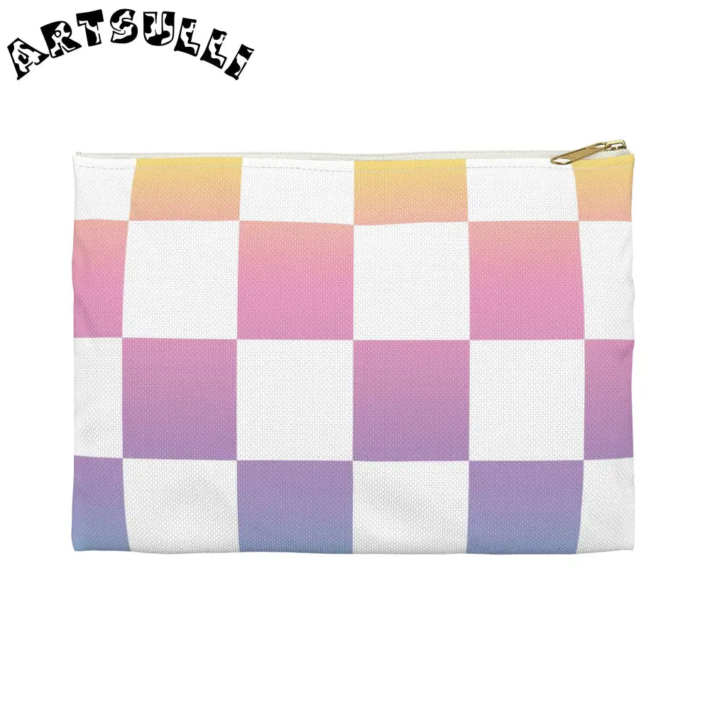 JAKKOUTTHEBXX Vaporwave Check II Accessory Pouch JAKKOUTTHEBXX