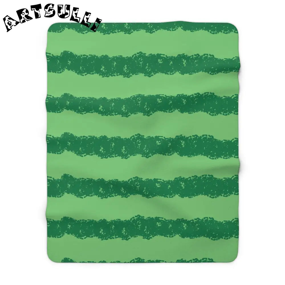 JAKKOUTTHEBXX Watermelon Green Sherpa Fleece Blanket JAKKOUTTHEBXX