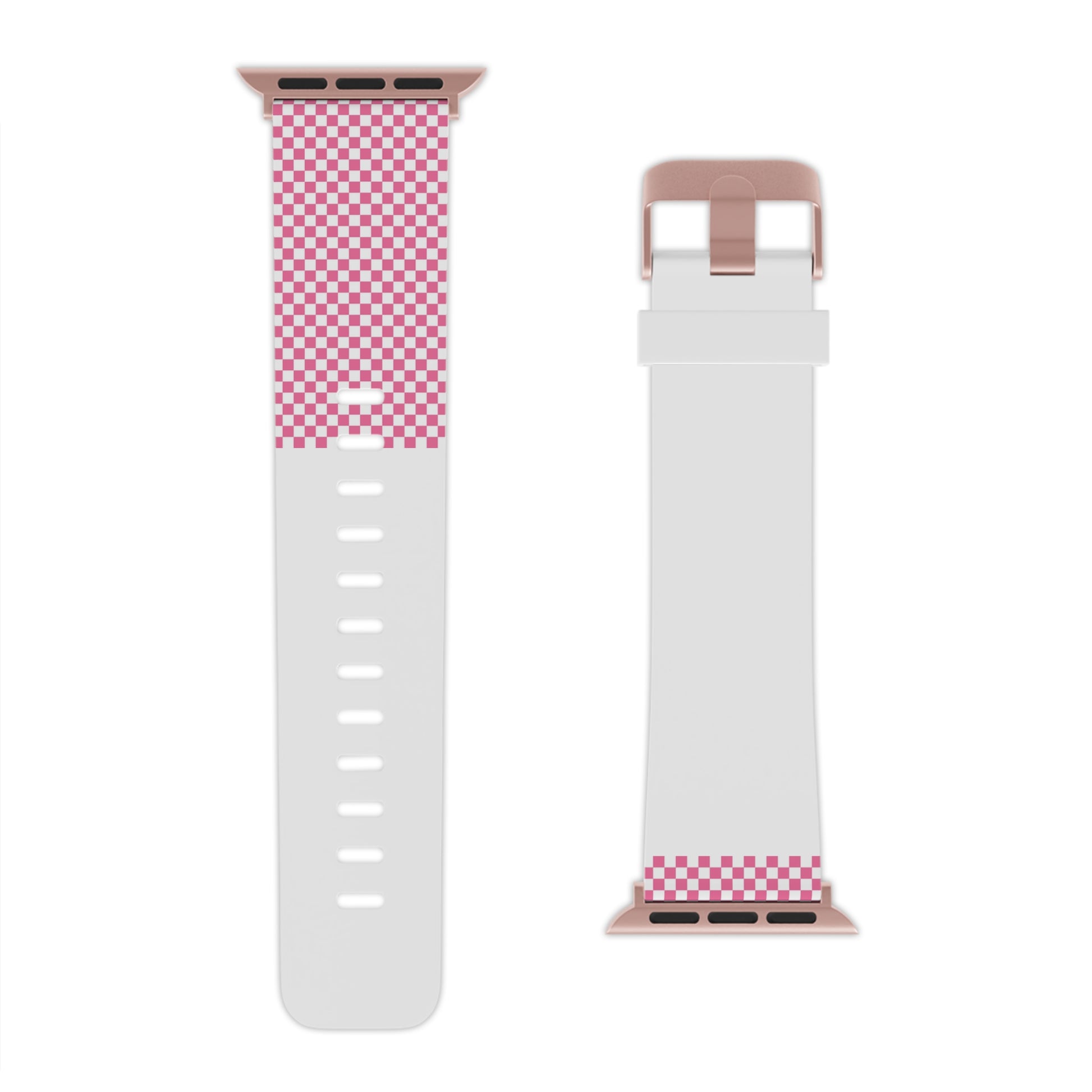 Yuyushiki Pink Check Watch Band for Apple Watch, Artsulli - Art is Long, Life is Short, Accessories, , , , , , , 