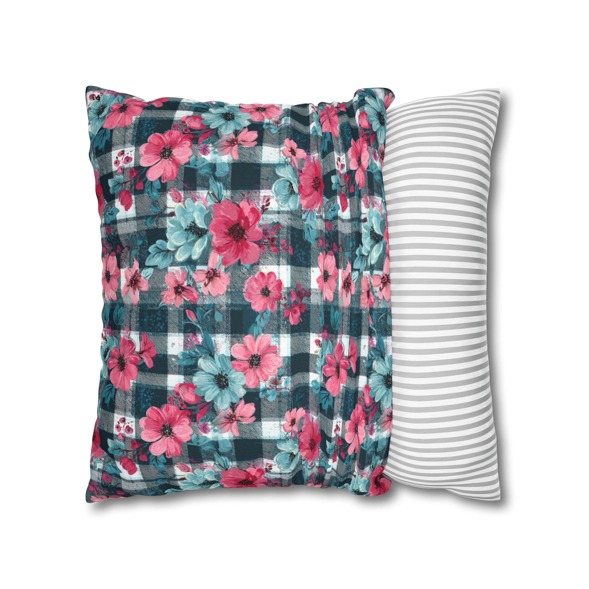 Spun Polyester Square Pillowcase