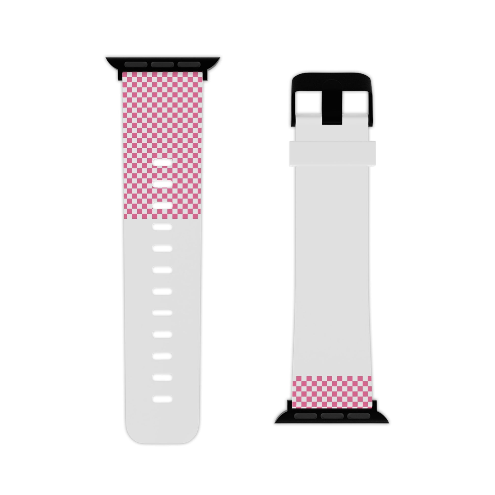Yuyushiki Pink Check Watch Band for Apple Watch, Artsulli - Art is Long, Life is Short, Accessories, , , , , , , 