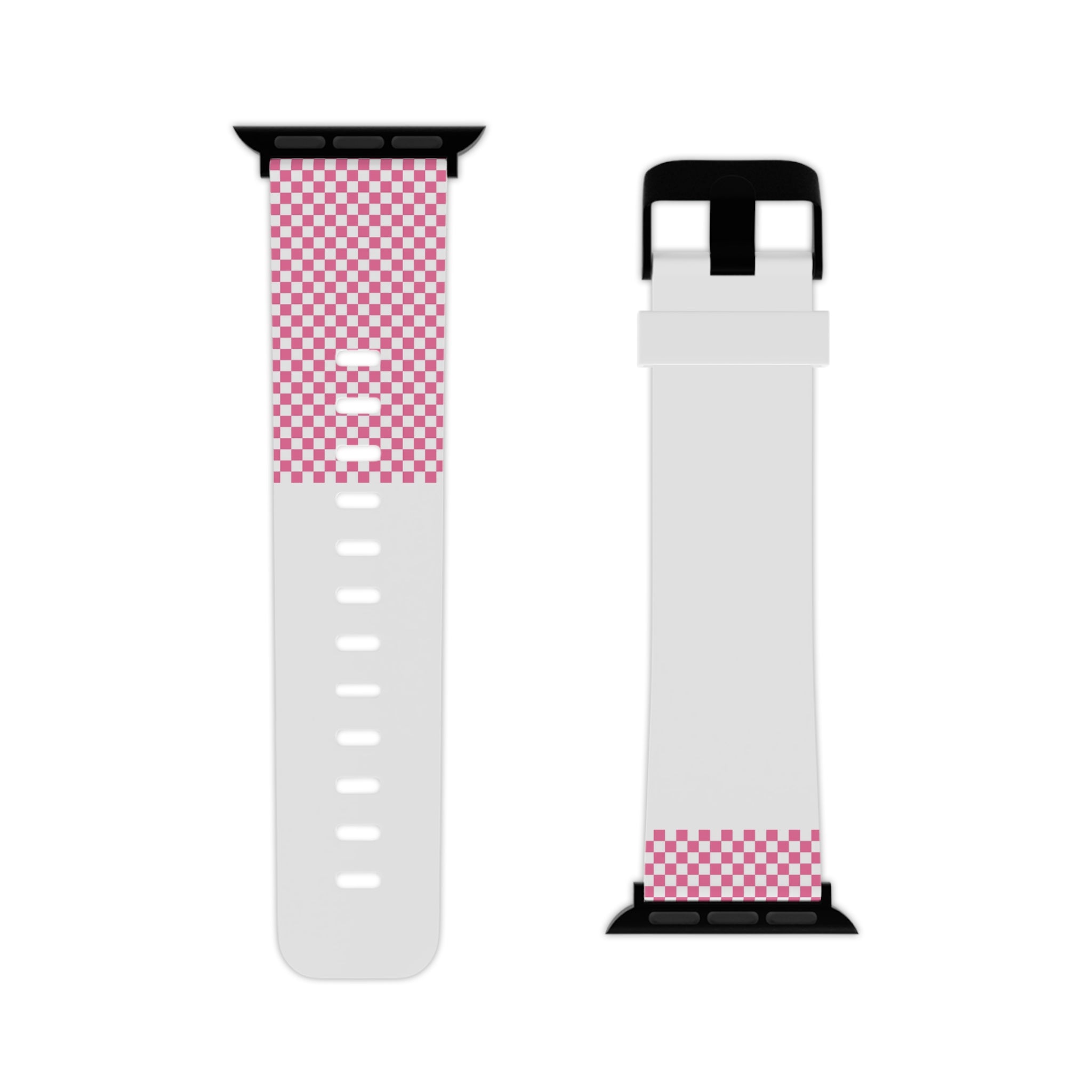 Yuyushiki Pink Check Watch Band for Apple Watch, Artsulli - Art is Long, Life is Short, Accessories, , , , , , , 