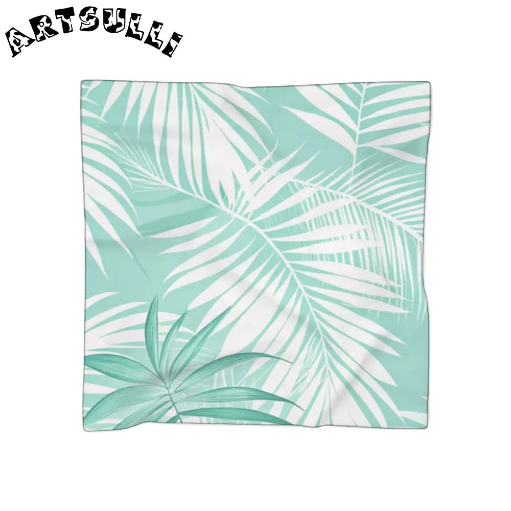 Versace Palm Poly Scarf, Artsulli - Art is Long, Life is Short, Accessories, Color, Poly chiffon, Size, 25" × 25", , , 49374858105432292931
