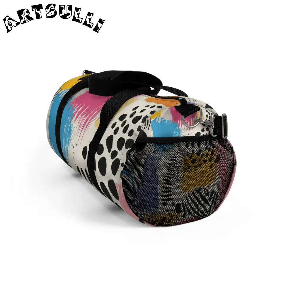 JAKKOUTTHEBXX Rae Zebra Rhapsody II Duffel Bag JAKKOUTTHEBXX
