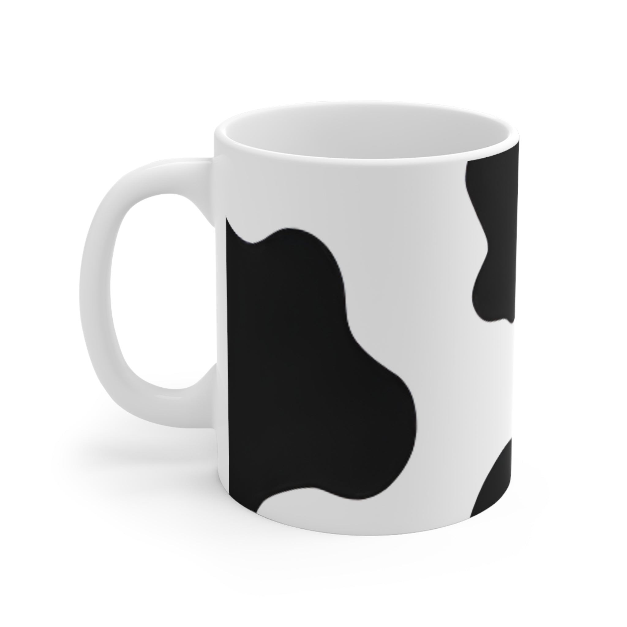 Cow Print Focus Mug 11oz, Artsulli - Art is Long, Life is Short, Mug, , , , , , , 