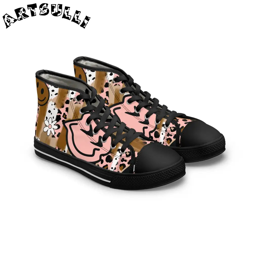 JAKKOUTTHEBXX Sutfin Ghosts Pop Art II Women’s High Top Sneakers