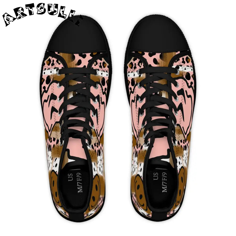 JAKKOUTTHEBXX Sutfin Ghosts Pop Art II Women’s High Top Sneakers