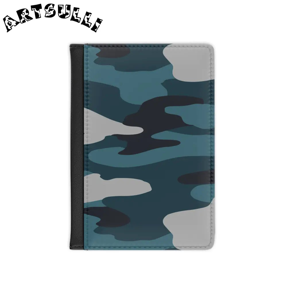 JAKKOUTTHEBXX Blue Camouflage Passport Cover JAKKOUTTHEBXX Artsulli