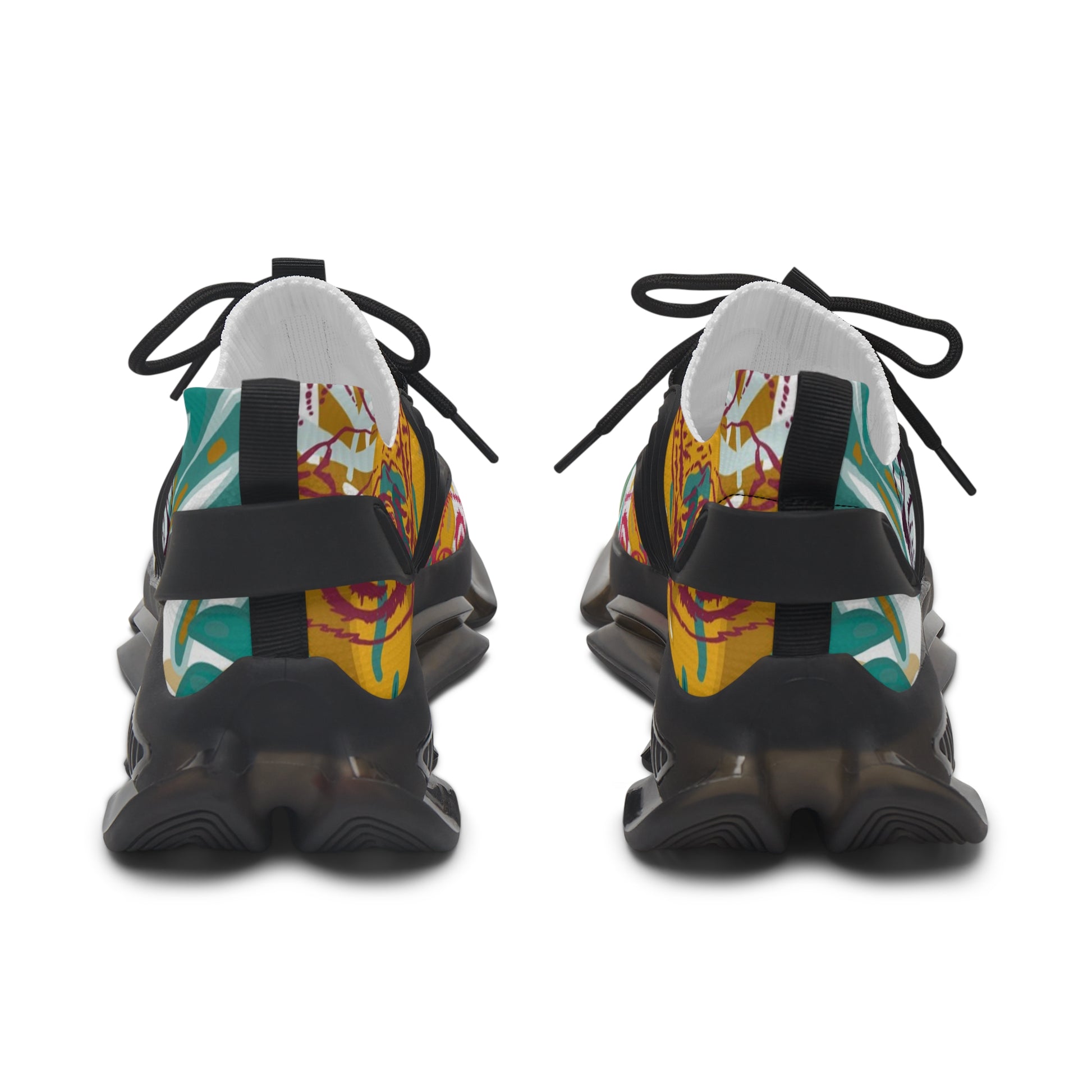 Tropical Jungle Tigers Brown and Green Women's Mesh Sneakers, Artsulli - Art is Long, Life is Short, Shoes, , , , , , , 