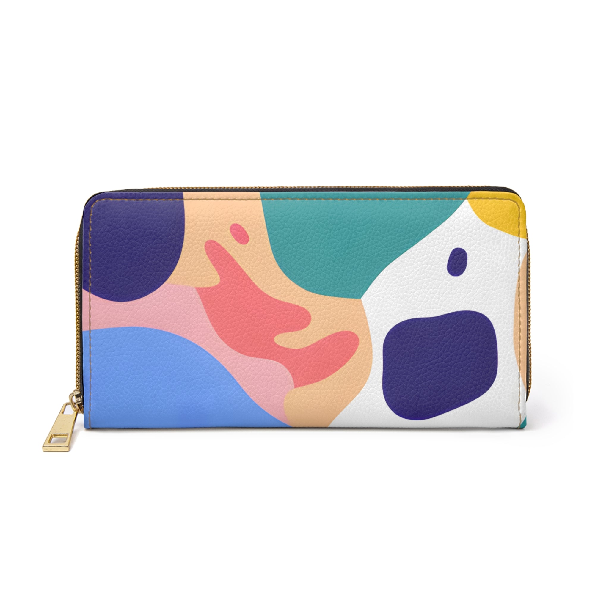 Lush Risograph Jungle Zipper Wallet, Artsulli - Art is Long, Life is Short, Accessories, Size, One size, Color, White, , , 67507833819731