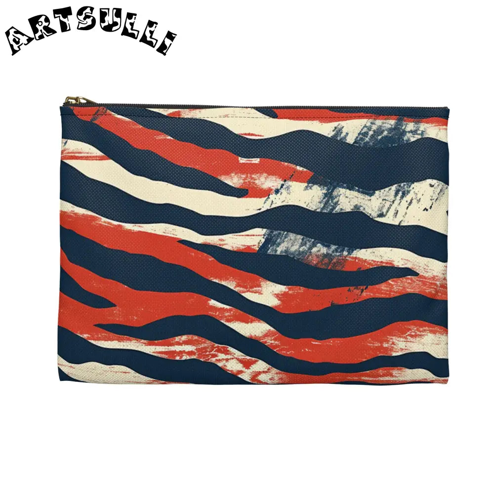 JAKKOUTTHEBXX Capricious Tiger Wave Accessory Pouch JAKKOUTTHEBXX