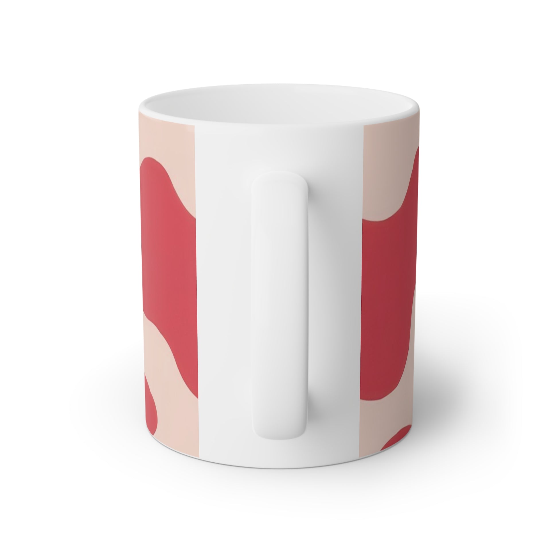 Red Jungle Cow White Mug, 11oz, Artsulli - Art is Long, Life is Short, Mug, , , , , , , 