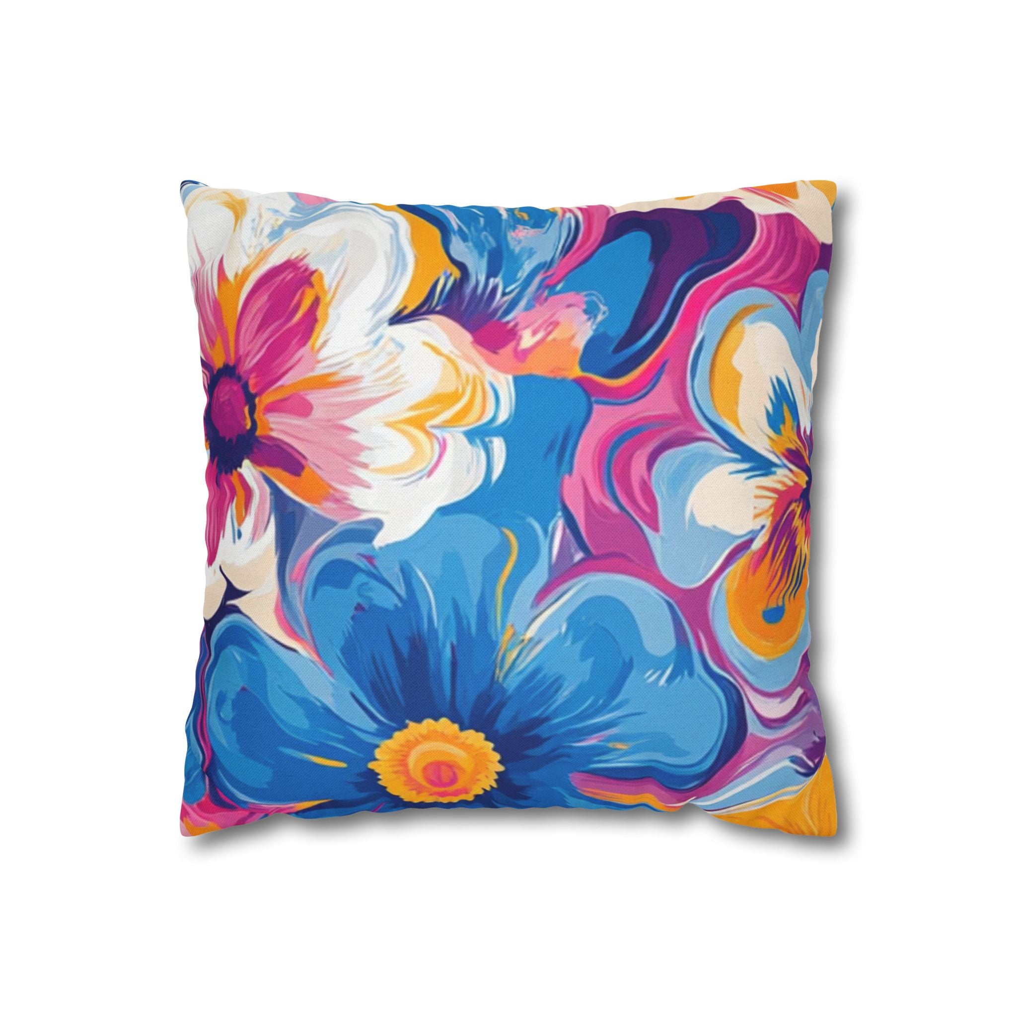 Spun Polyester Square Pillowcase