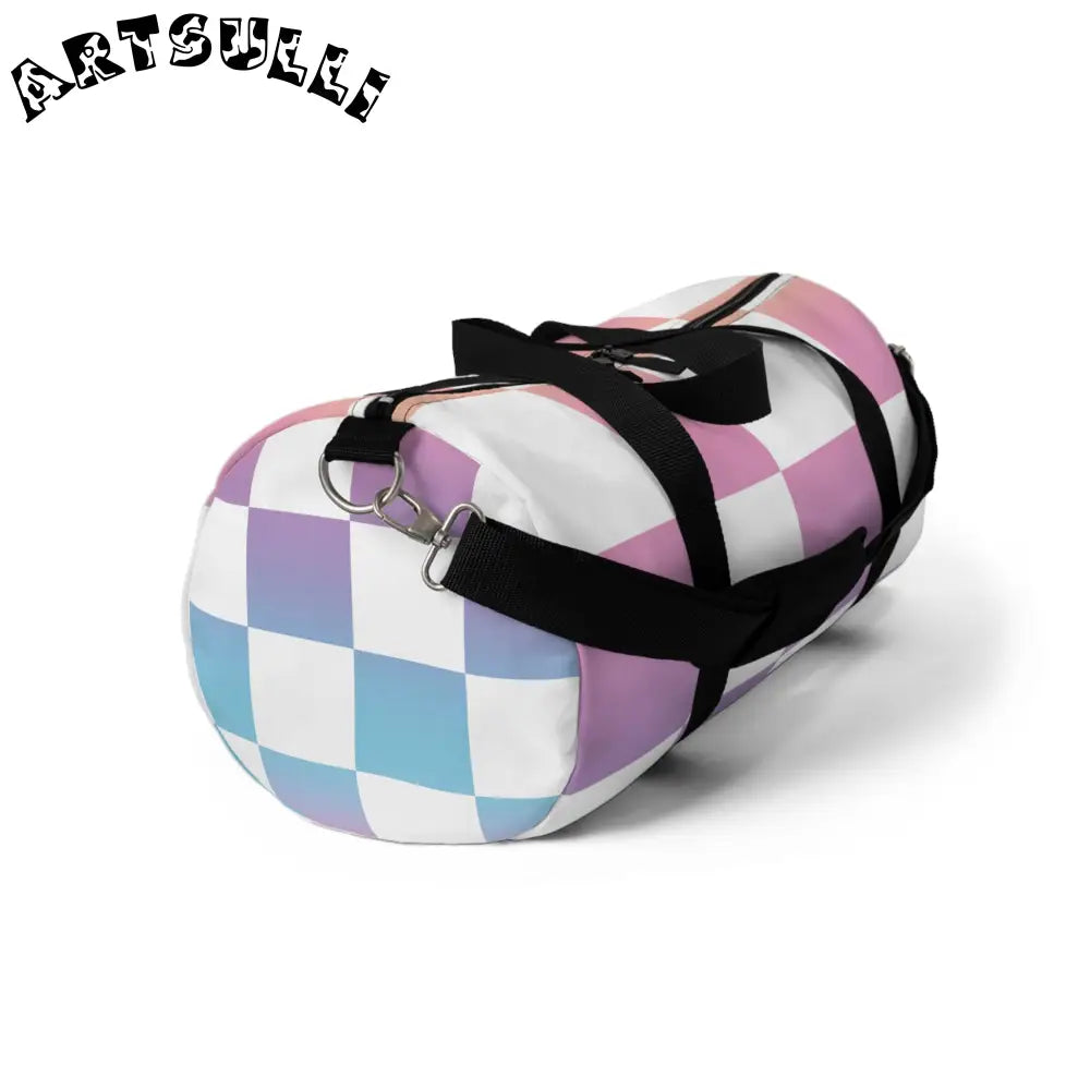 JAKKOUTTHEBXX Vaporwave Check Duffel Bag JAKKOUTTHEBXX Artsulli