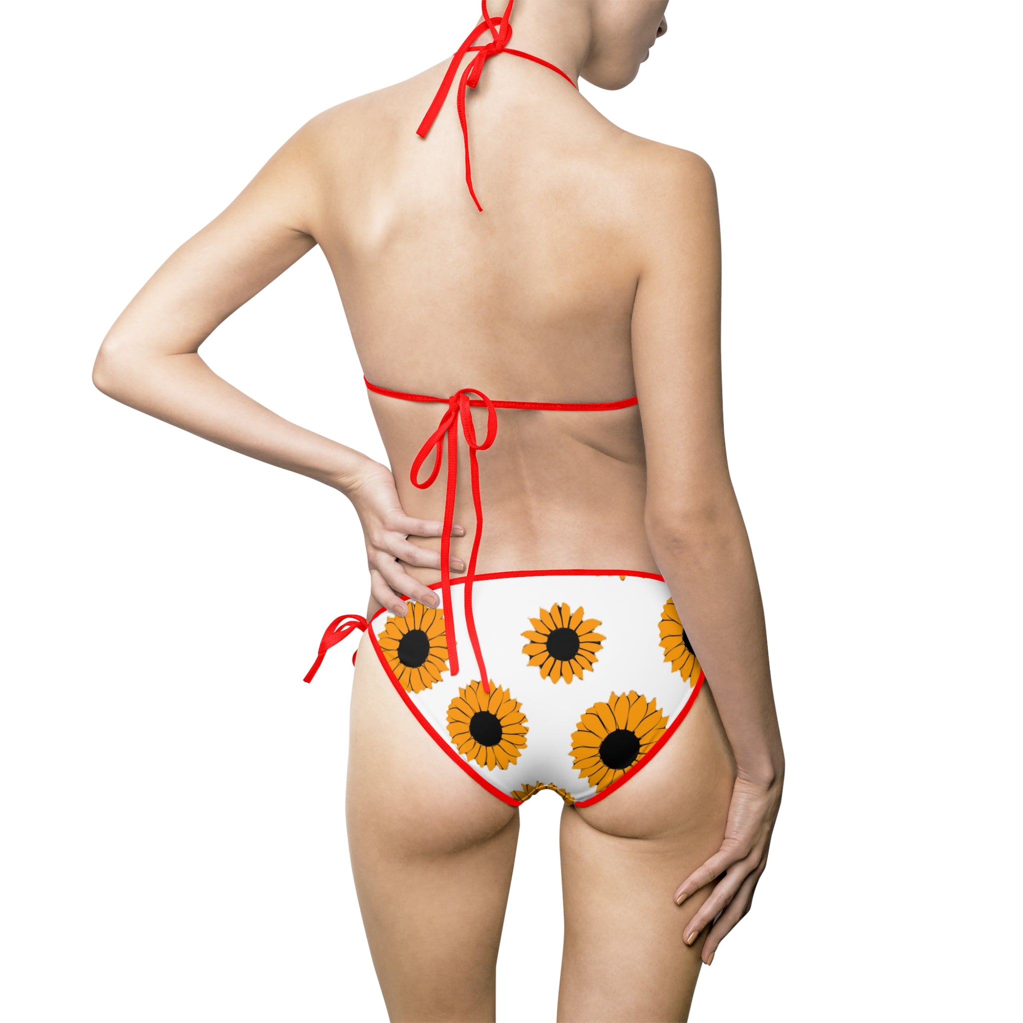 Sunflowers Women's Bikini Swimsuit (AOP), Artsulli - Art is Long, Life is Short, All Over Prints, , , , , , , 