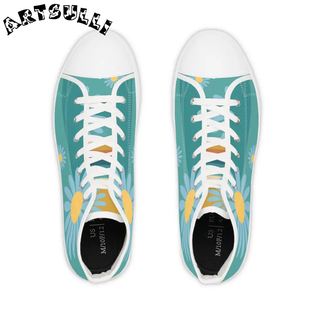 JAKKOUTTHEBXX Psychedelic Floral Hills Multi-Color Men’s High Top