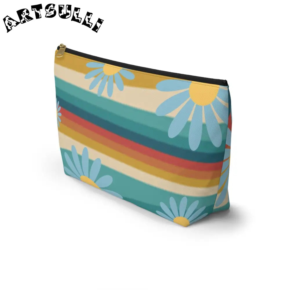 JAKKOUTTHEBXX Psychedelic Floral Hills Multi-Color Accessory Pouch w