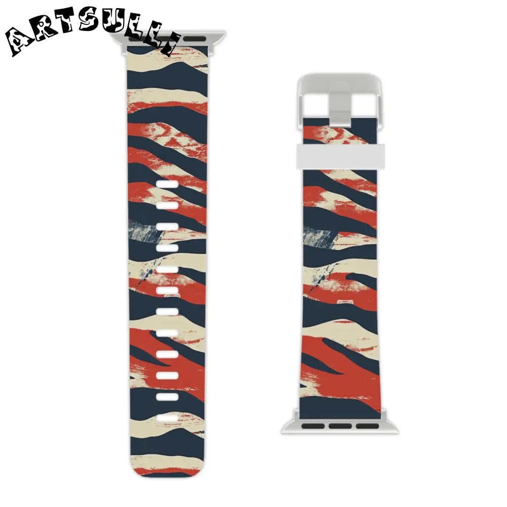 JAKKOUTTHEBXX Capricious Tiger Wave Watch Band for Apple Watch