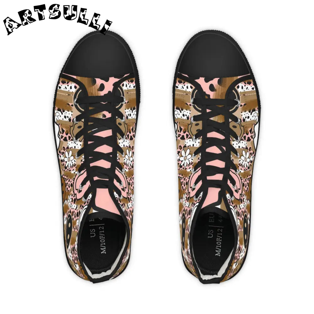 JAKKOUTTHEBXX Sutfin Ghosts Pop Art II Men’s High Top Sneakers